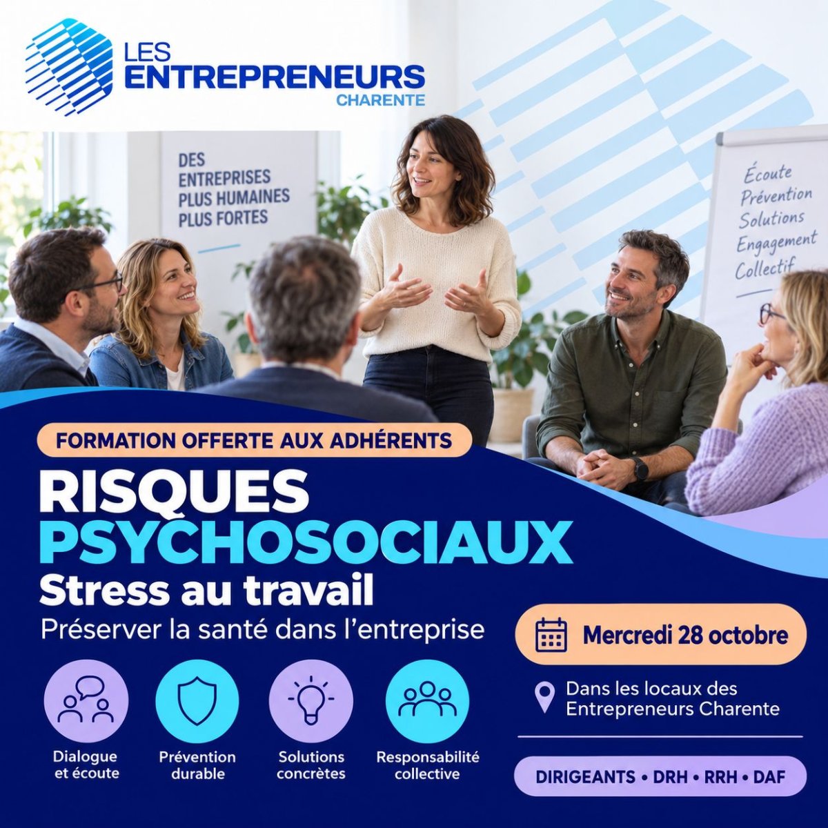 Formation RH : prévenir les risques psychosociaux et le stress au travail