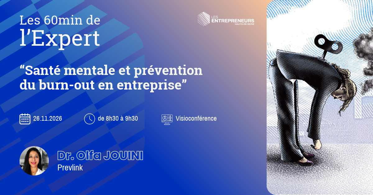 Les 60min de l'Expert - Santé mentale et prévention du burn-out en entreprise