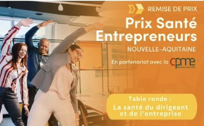 Prix Santé Entrepreneur avec Harmonie Mutuelle